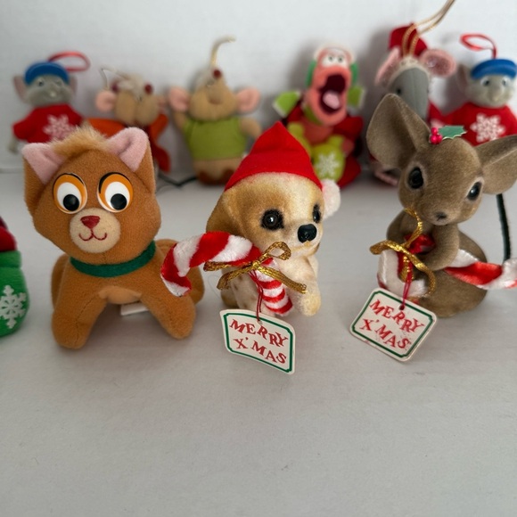 Disney McDonalds Christmas Ornaments Bundle of 15 Vintage Little Mermaid Gus Zac - Picture 5 of 17